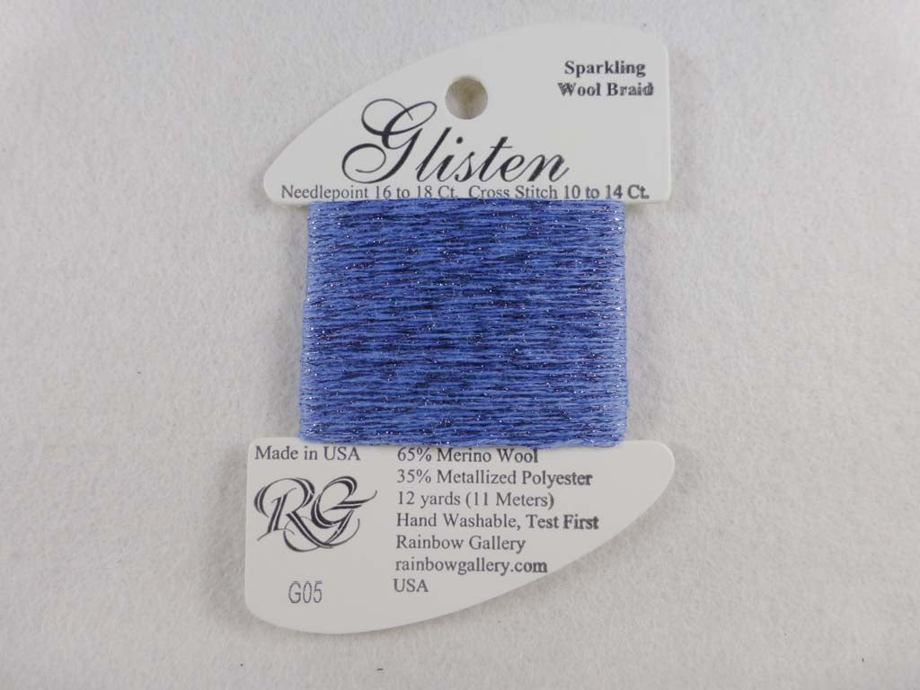Glisten G05 Mystic Iris by Rainbow Gallery From Beehive Needle Arts