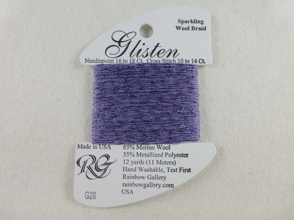 Glisten G28 Passion Flower by Rainbow Gallery From Beehive Needle Arts