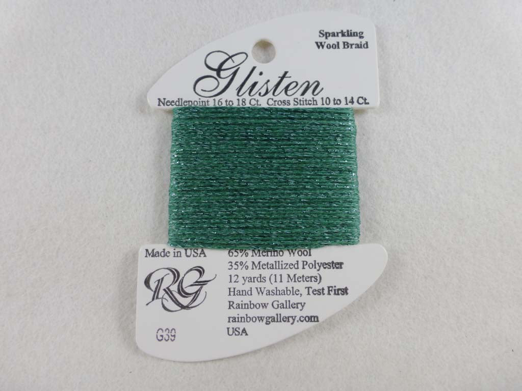 Glisten G39 Greenbrier by Rainbow Gallery From Beehive Needle Arts