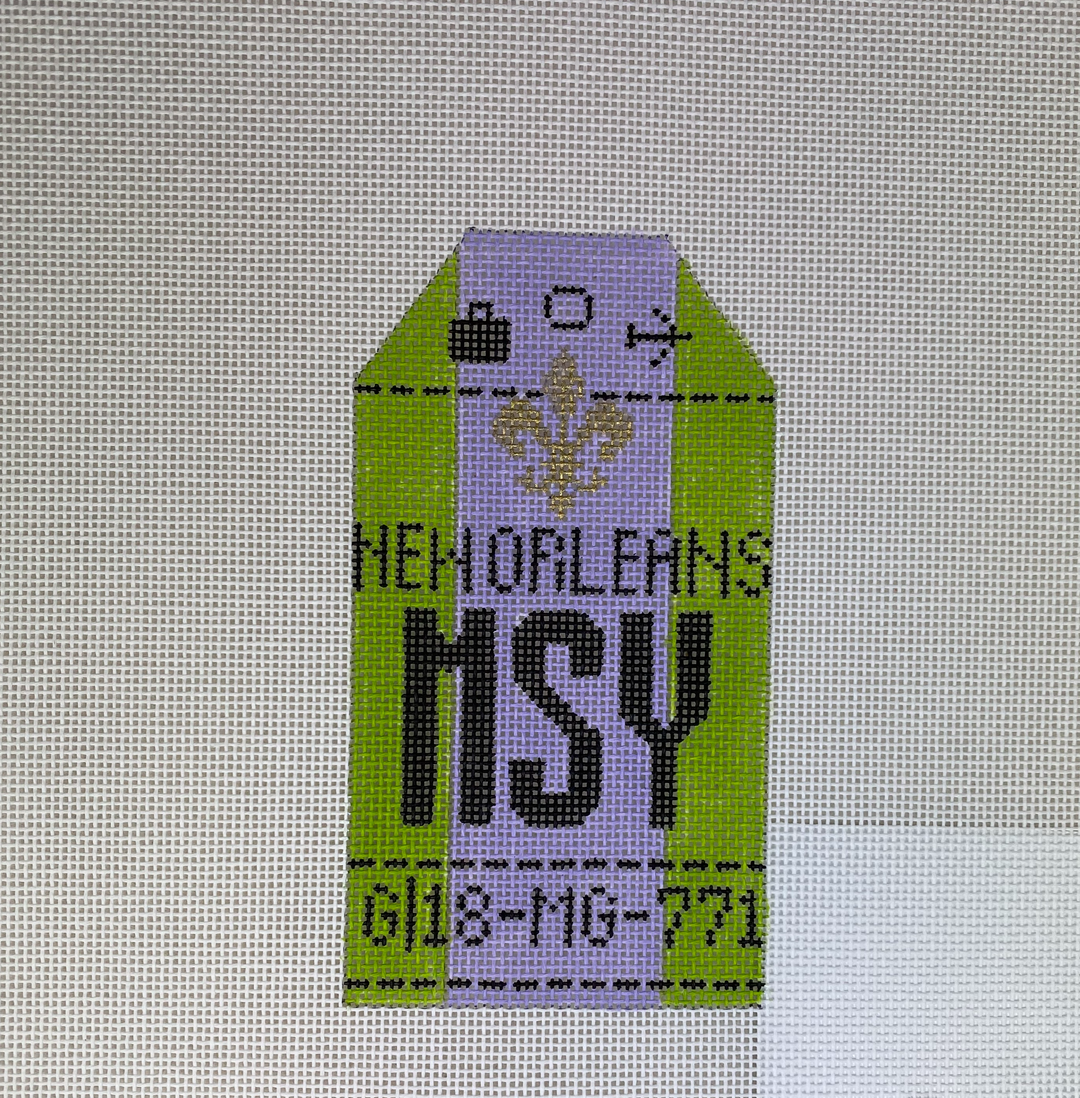 Hedgehog Needlepoint HH1MSY New Orleans