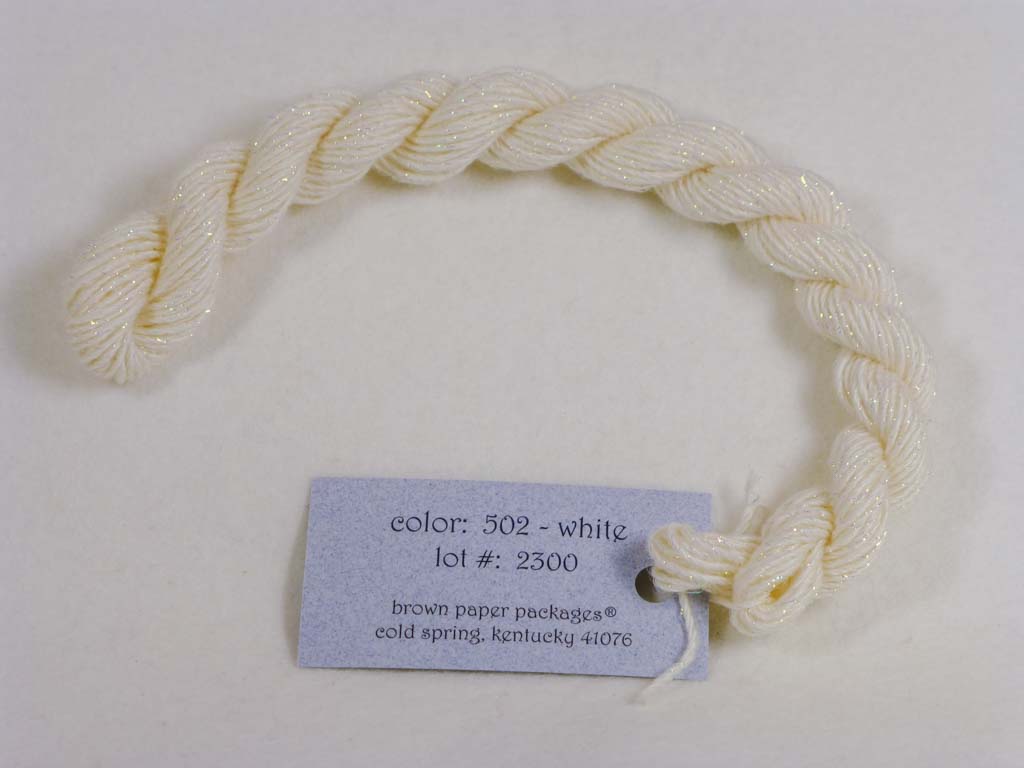 Stardust 502 White by Brown Paper Packages From Beehive Needle Arts