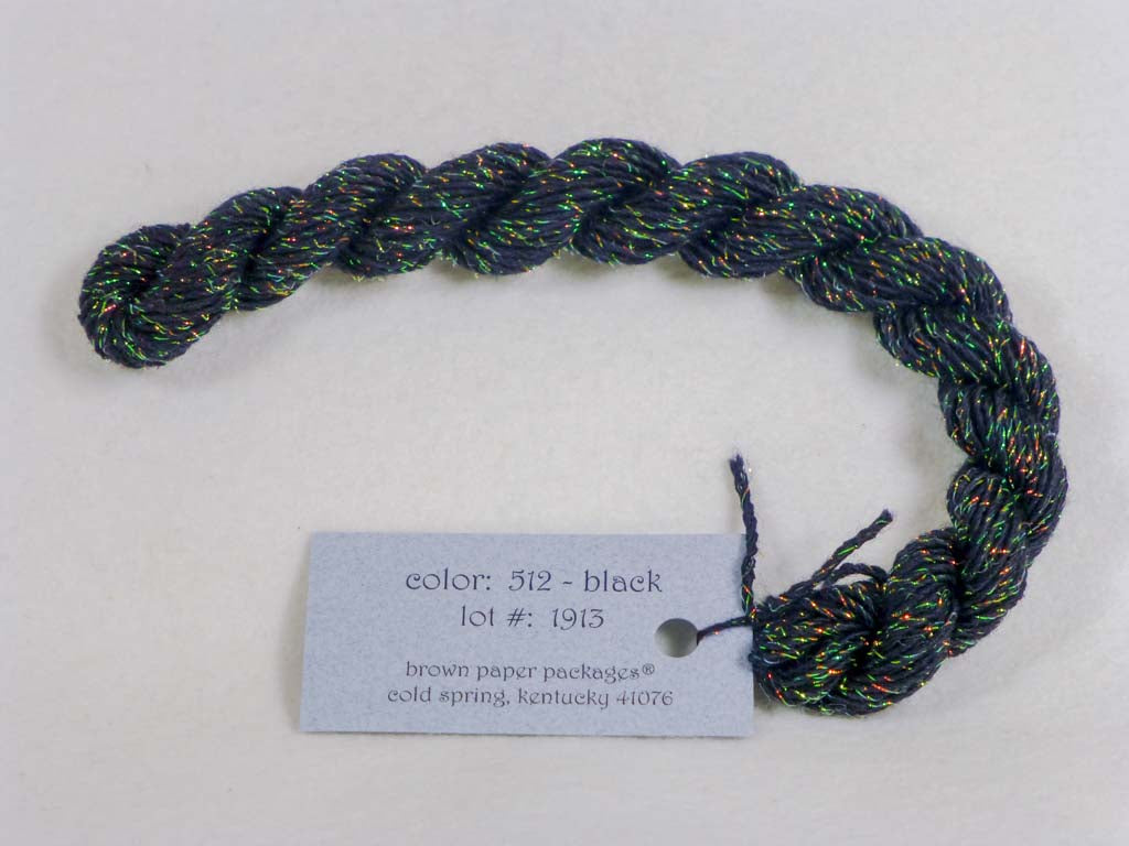 Stardust 512 Black by Brown Paper Packages From Beehive Needle Arts