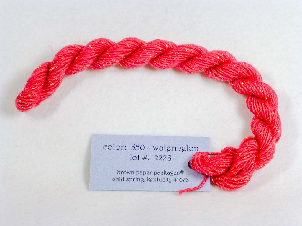 Stardust 550 Watermelon by Brown Paper Packages From Beehive Needle Arts