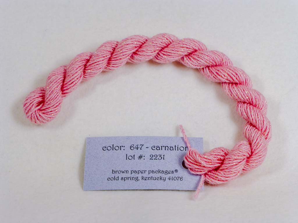 Stardust 647 Carnation by Brown Paper Packages From Beehive Needle Arts