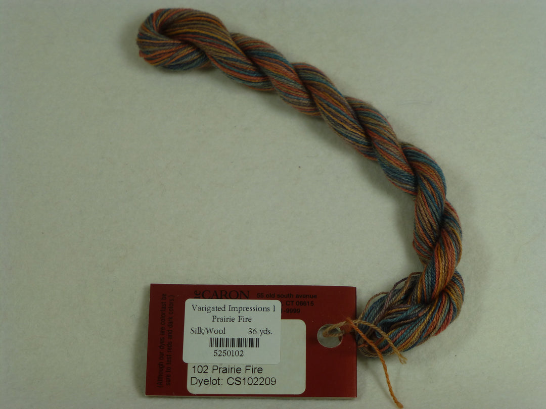 Varigated Impressions 102 Prairie Fire