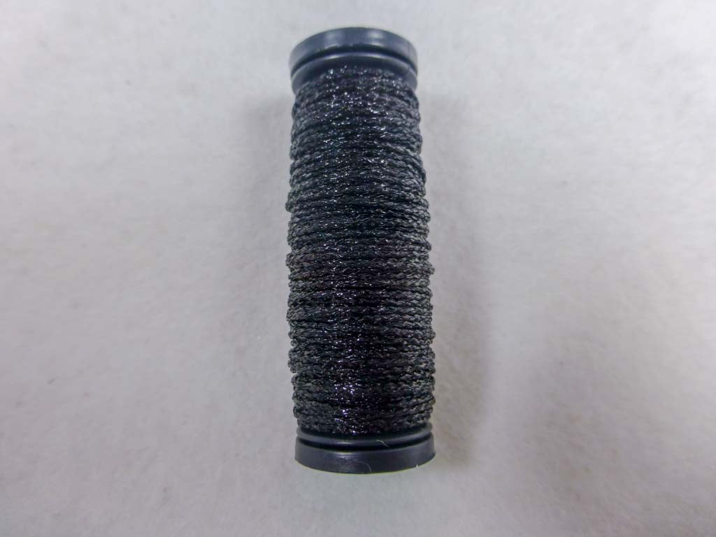 Med. #12 005HL Black High Lustre by Kreinik From Beehive Needle Arts