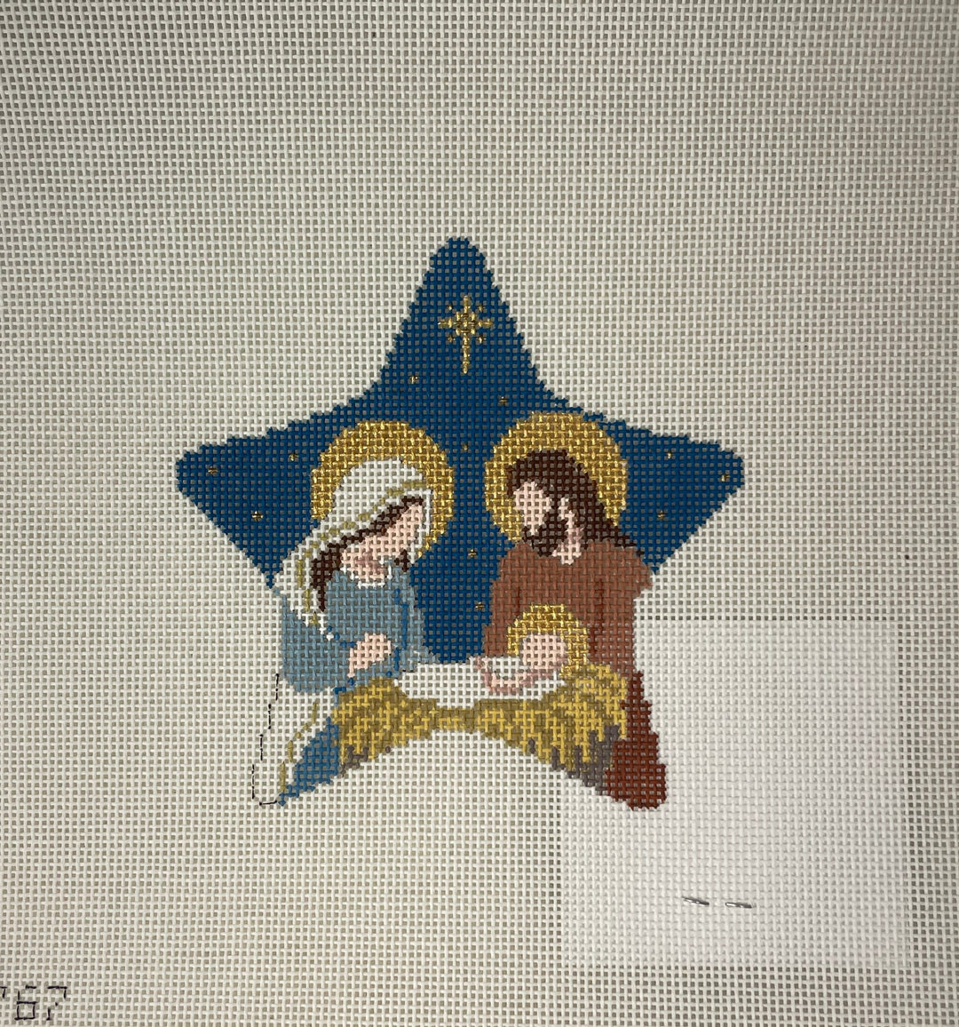 * Susan Roberts Needlepoint 5767 Nativity Star