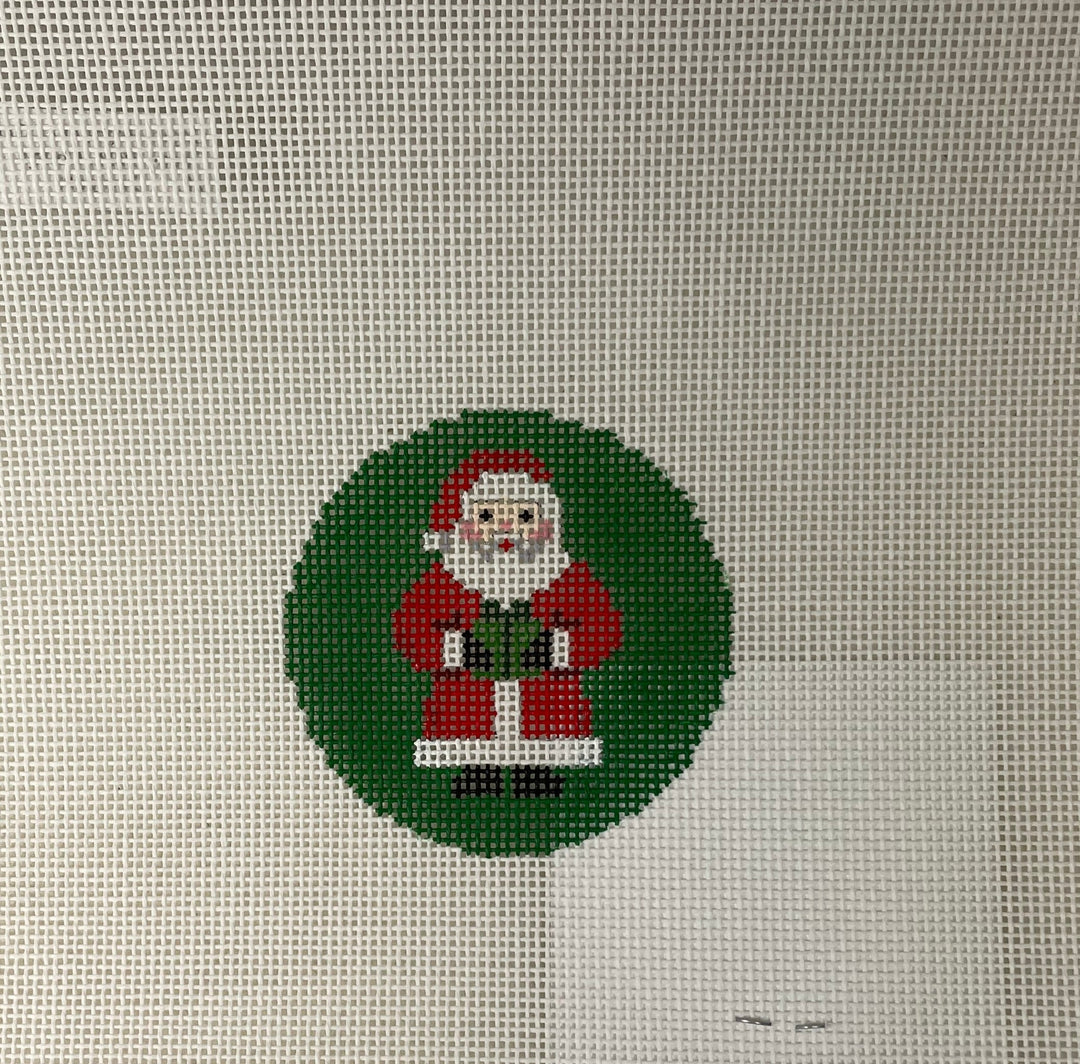 * Susan Roberts Needlepoint 5907 Santa with Present