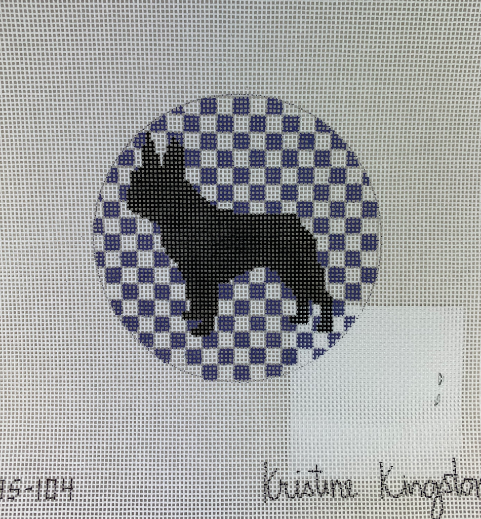* Kristine Kingston Designs KKNOAS-104 French Bulldog on Purple