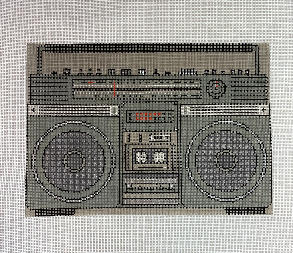 * Mercury Designs BO68AB NDLPT Rocks Boombox - Two canvases (front and back)