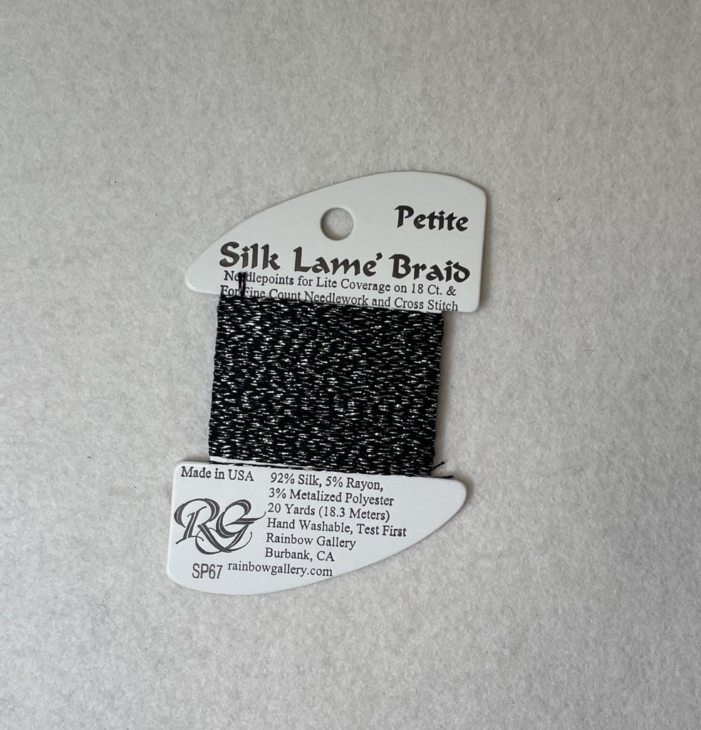 Petite Silk Lame Braid SP67 Antique Silver