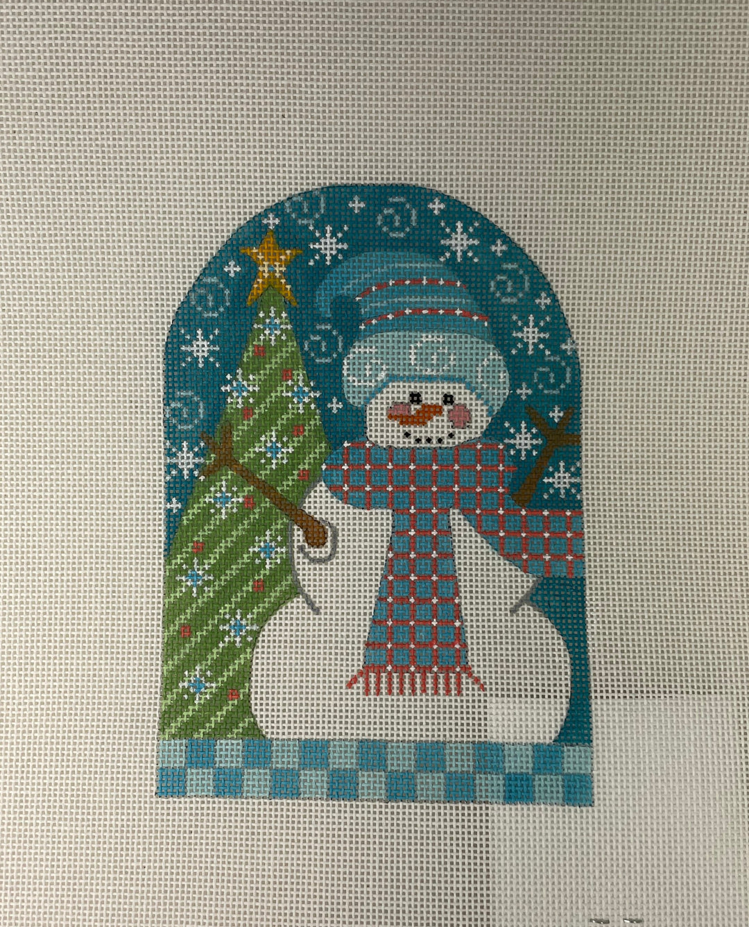 Danji CH884 Snowman with Blue Scarf