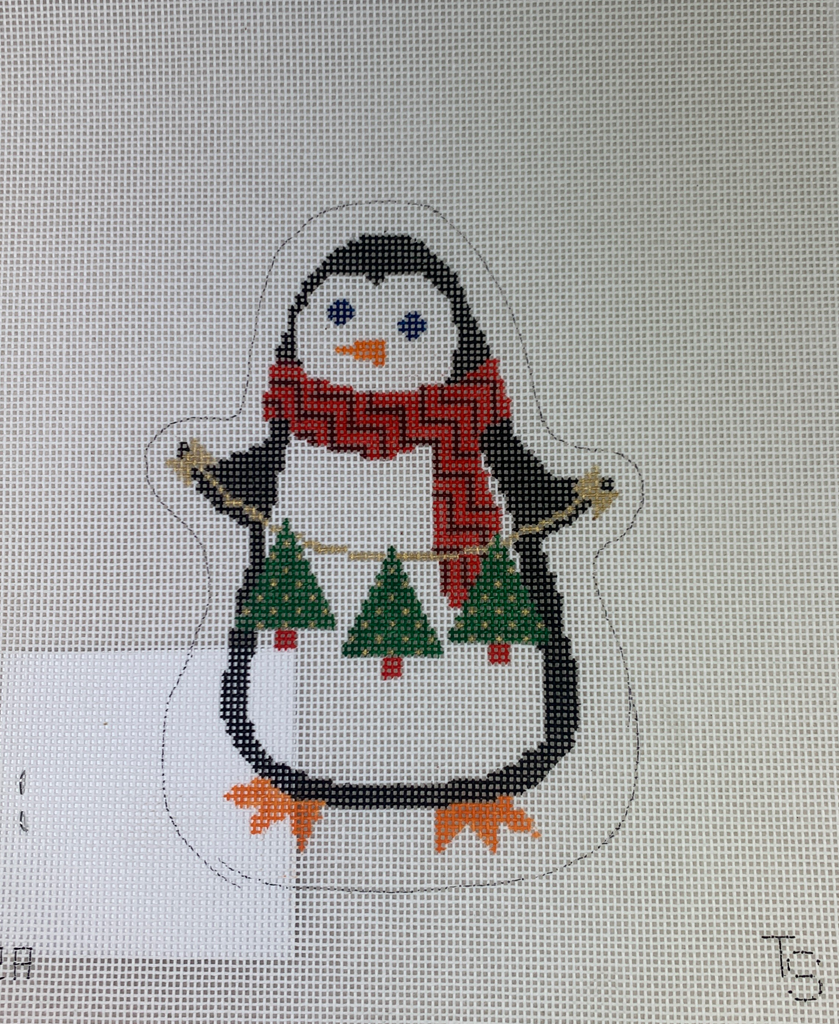 Two Sisters Needlepoint G09A Penguin Holly