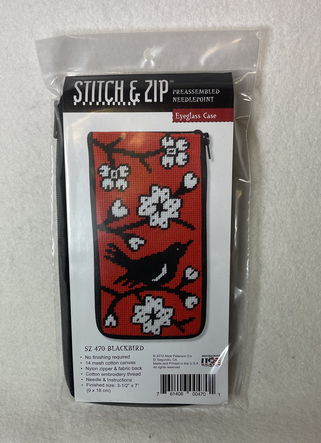 Alice Peterson Company SZ470 Blackbird Eyeglass Case