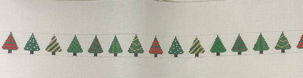 * Susan Roberts Needlepoint 3510 Christmas Trees Belt- 18m