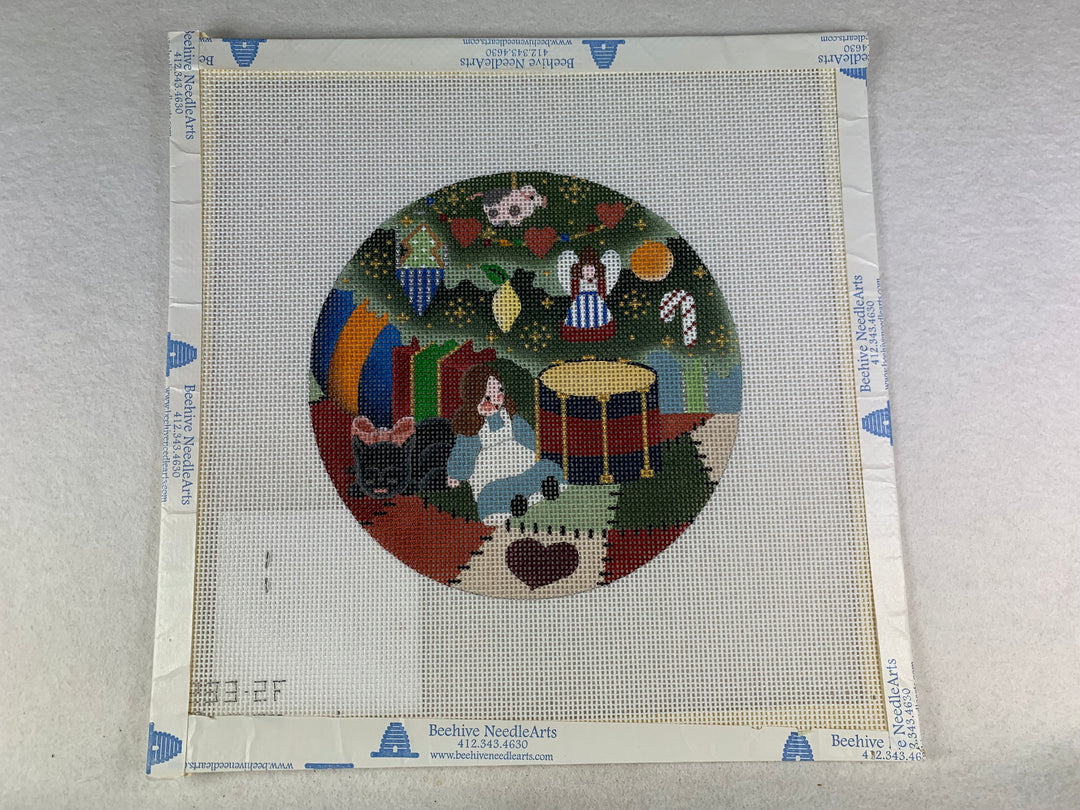 Carma Needlepoint 233-2F Large Round Ornament