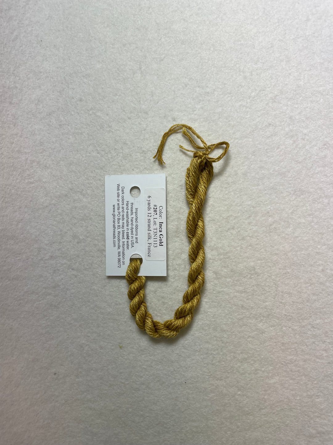 Gloriana Silk Floss 207 Inca Gold