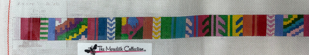 * Meredith Collection 248B Rasta Belt- bright pastels- 18m