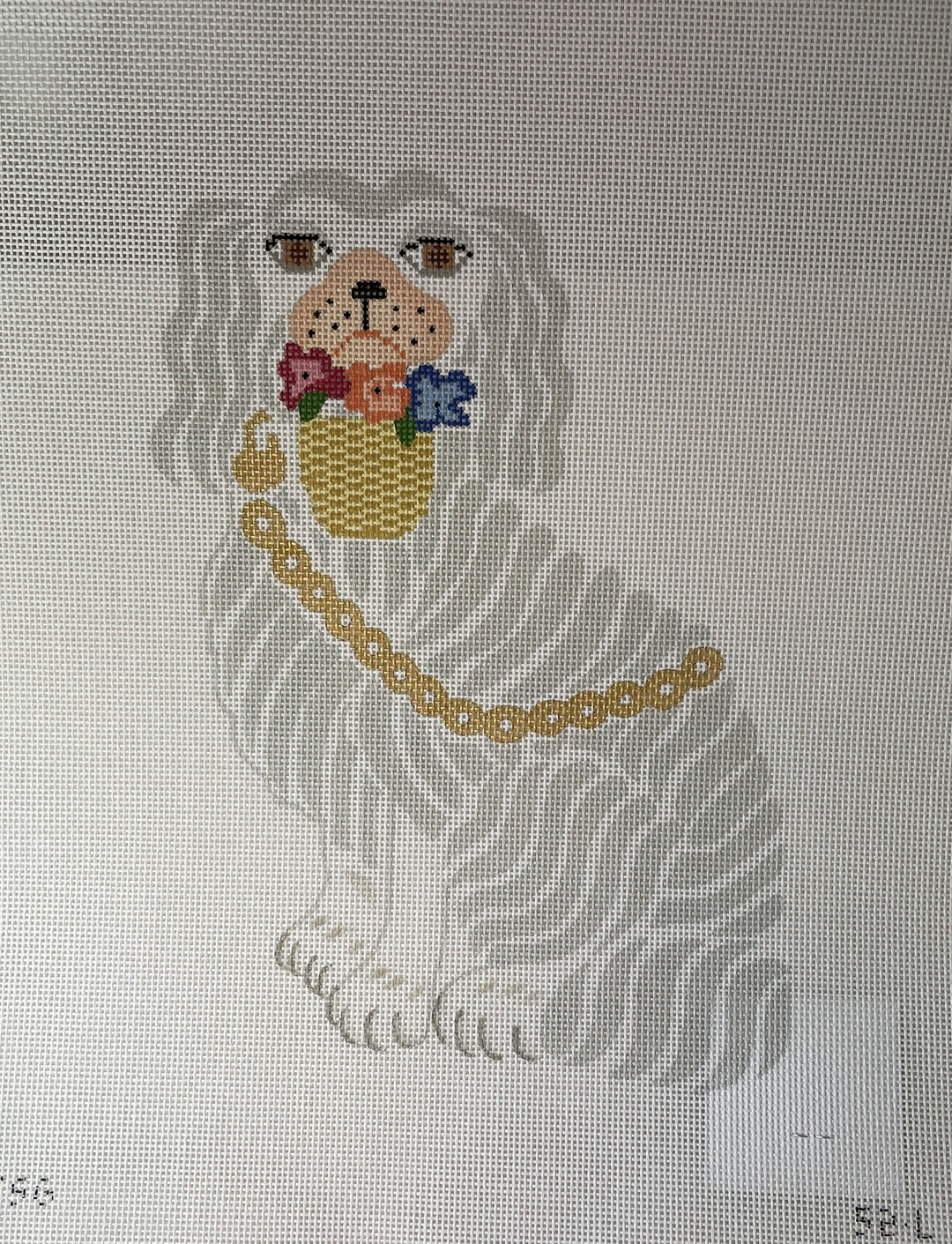 Plum Stitchery TSG52L The Silver Fox- Left facing