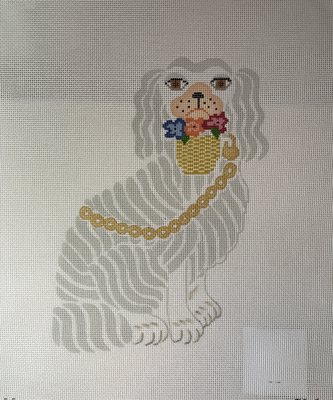 Plum Stitchery TSG52R The Silver Fox- rt facing