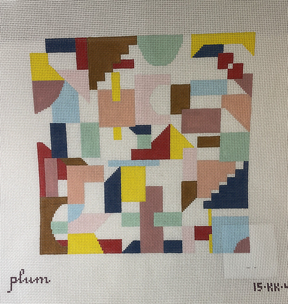 * Plum Stitchery 15KK-4 Geometric Series- Color Blocks