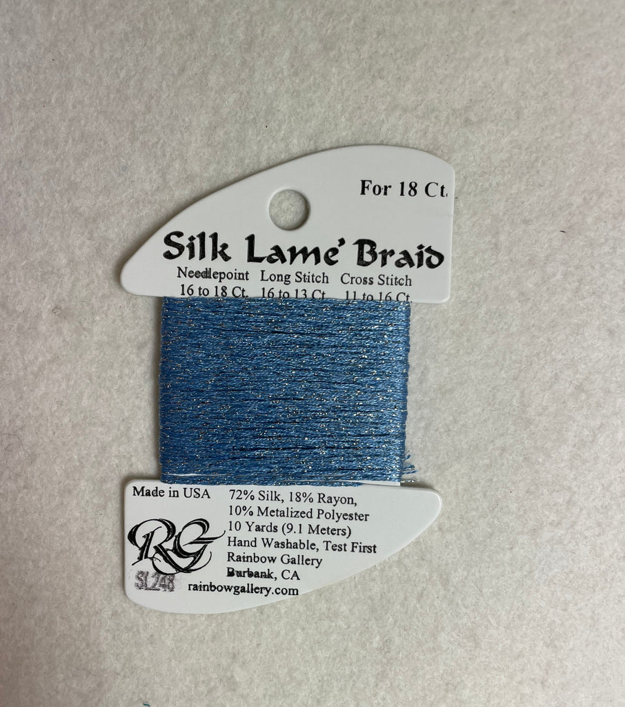 Silk Lame Braid SL248 Blue Pomise