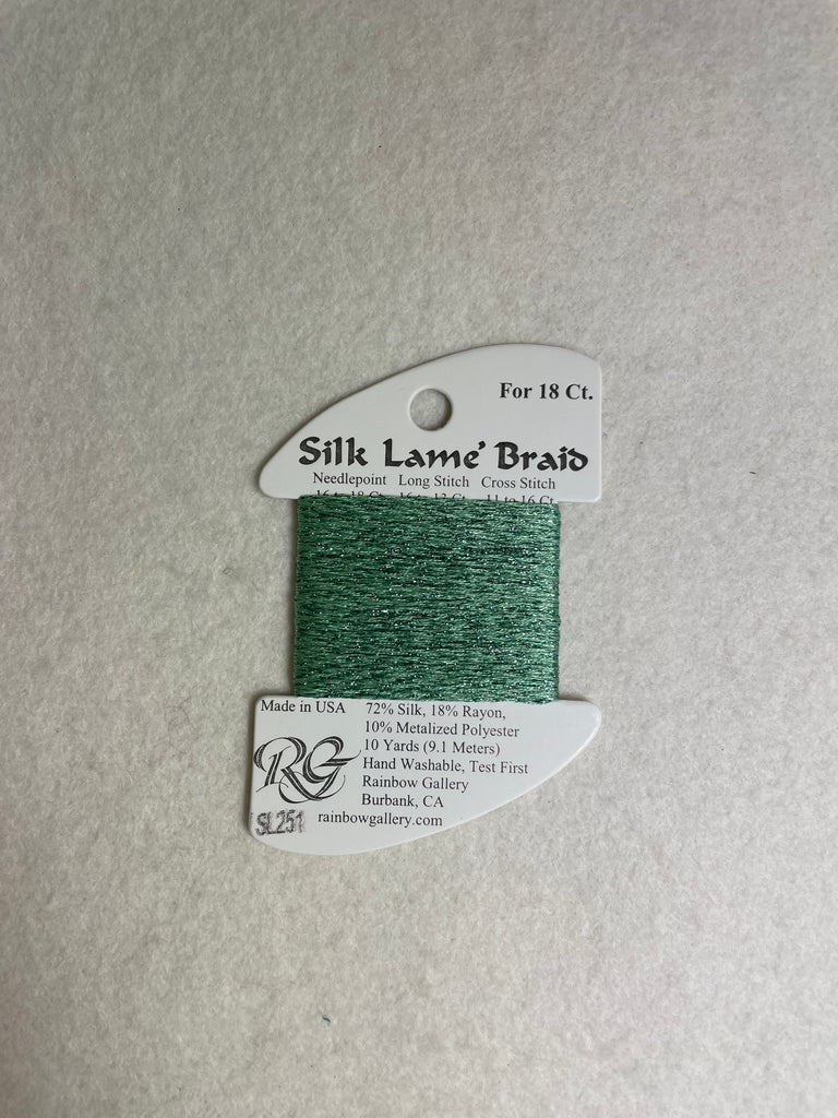 Silk Lame Braid SL251 Peppermint Patty