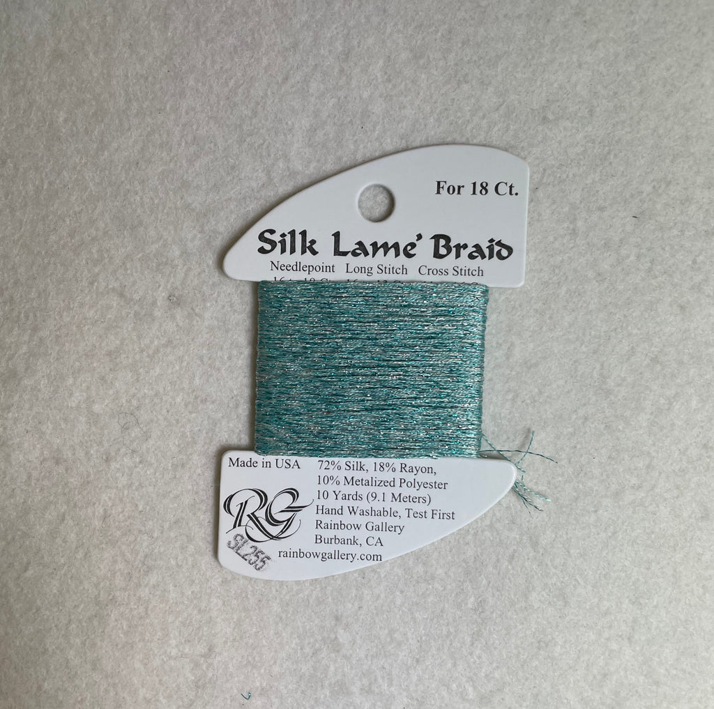 Silk Lame Braid SL255 Seaglass