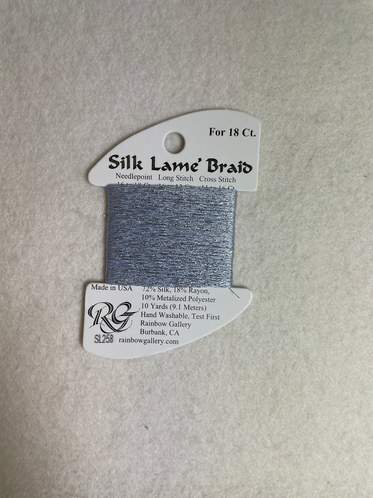 Petite Silk Lame Braid SP258 Gentle Gray