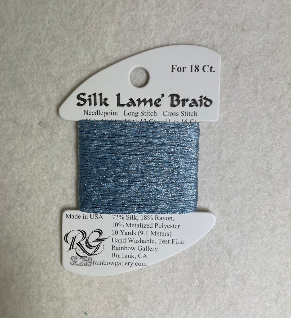 Silk Lame Braid SL259 Blue Topaz