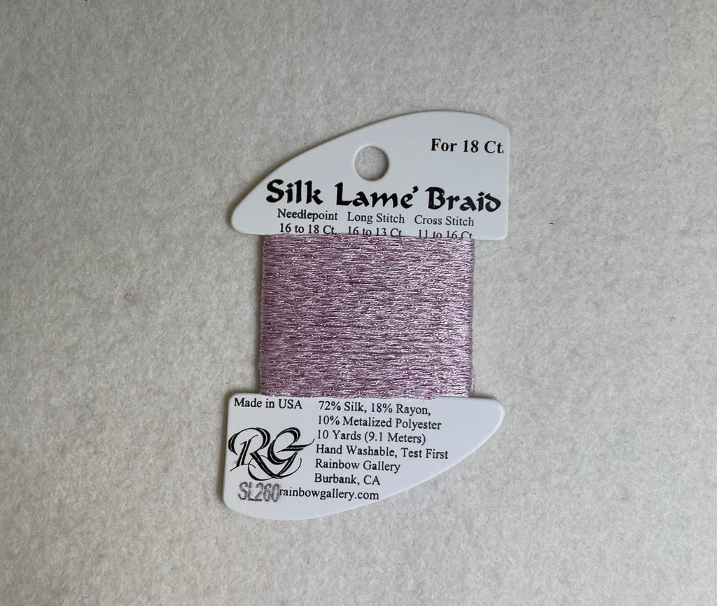 Silk Lame Braid SL260 Pink Blush