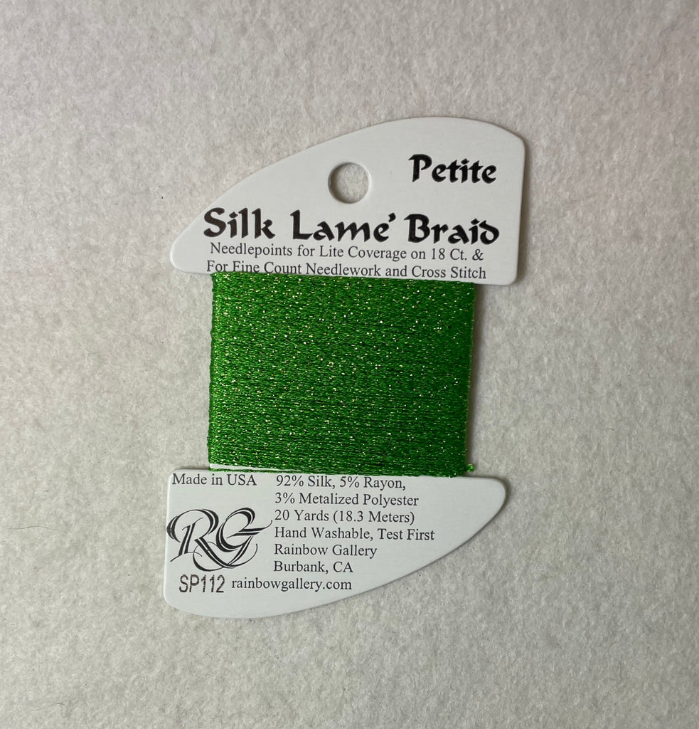 Petite Silk Lame Braid SP112 Spring Green