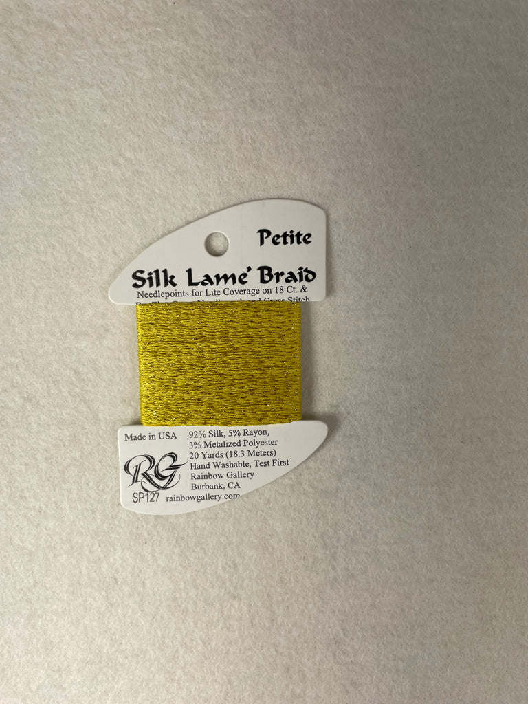 Petite Silk Lame Braid SP127 Golden Yellow