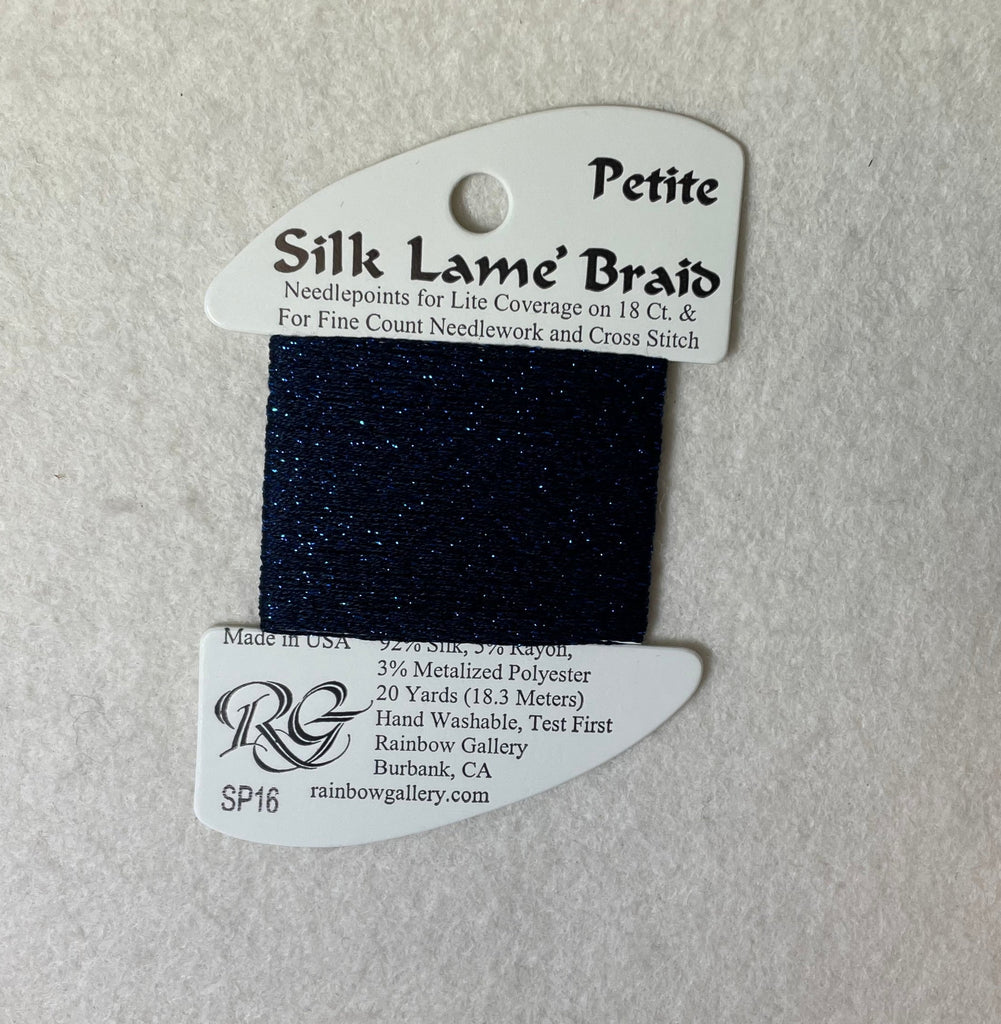 Petite Silk Lame Braid SP16 Navy
