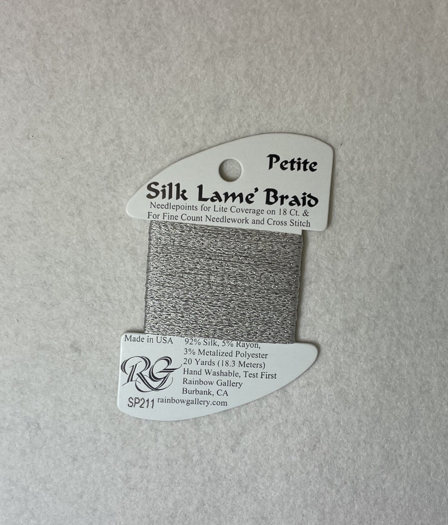 Petite Silk Lame Braid SP211 Glacier Gray