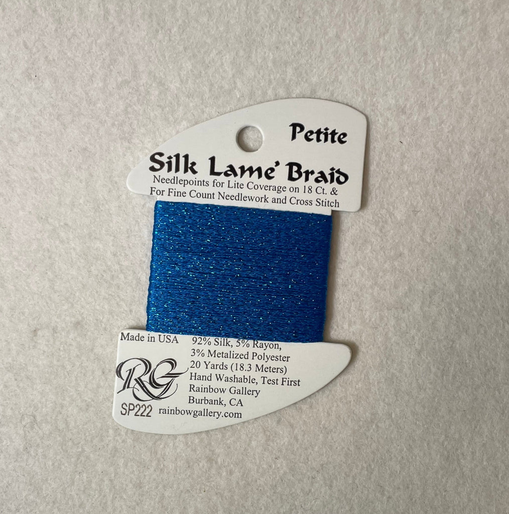 Petite Silk Lame Braid SP222 Brilliant Blue