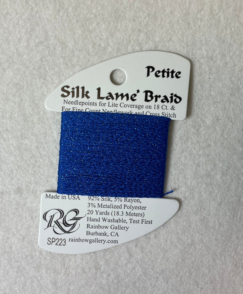 Petite Silk Lame Braid SP223 Crystal Blue