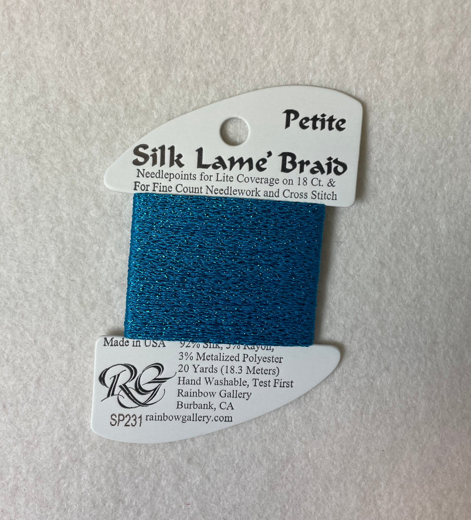 Petite Silk Lame Braid SP231 Blue Jewell
