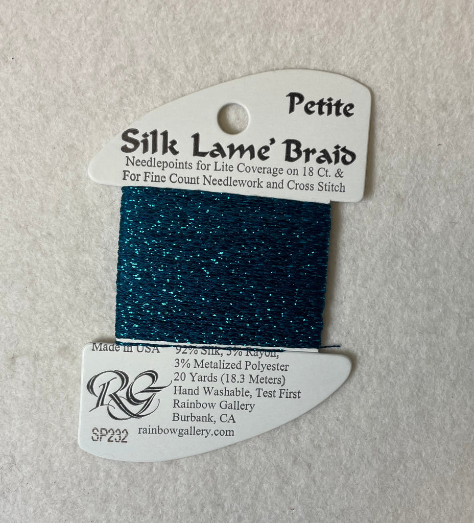Petite Silk Lame Braid SP232 Maui Blue