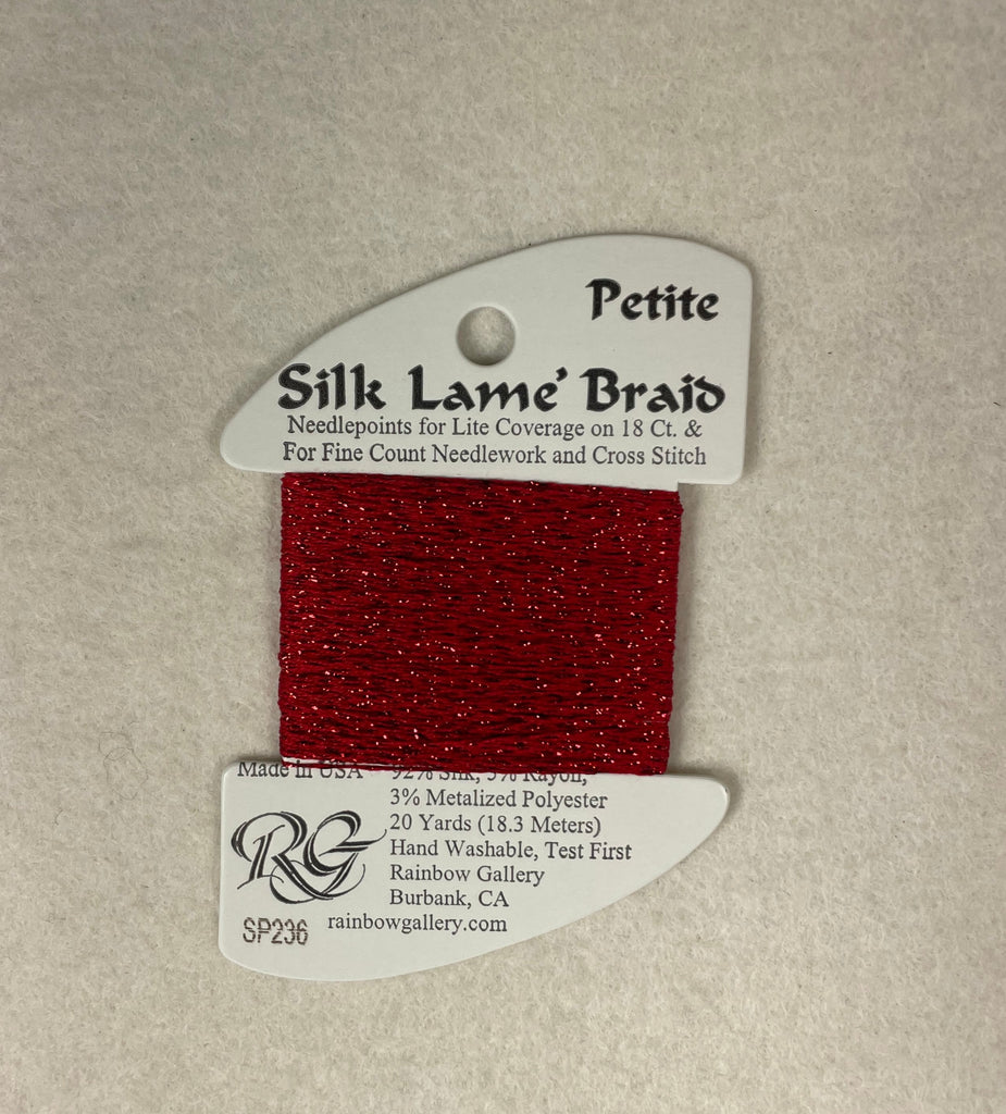 Petite Silk Lame Braid SP236 True Red