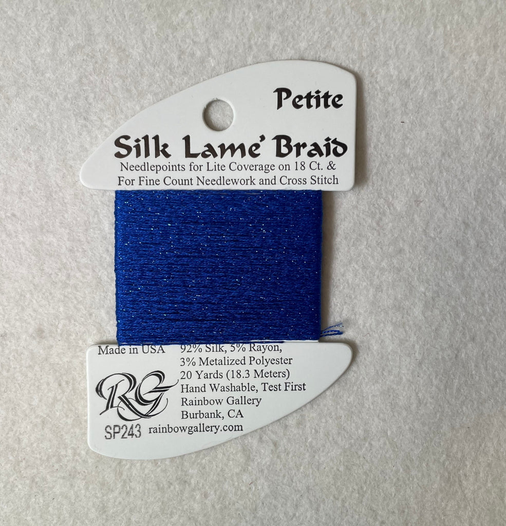 Petite Silk Lame Braid SP243 Suddenly Sapphire