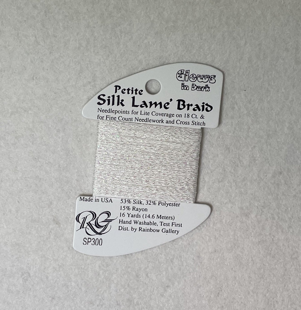 Petite Silk Lame Braid SP300 White Glow in Dark