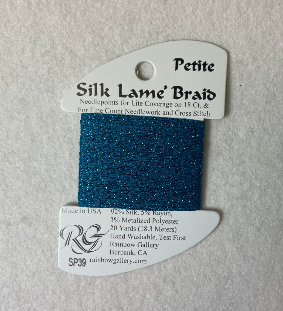Petite Silk Lame Braid SP39 Lagoon