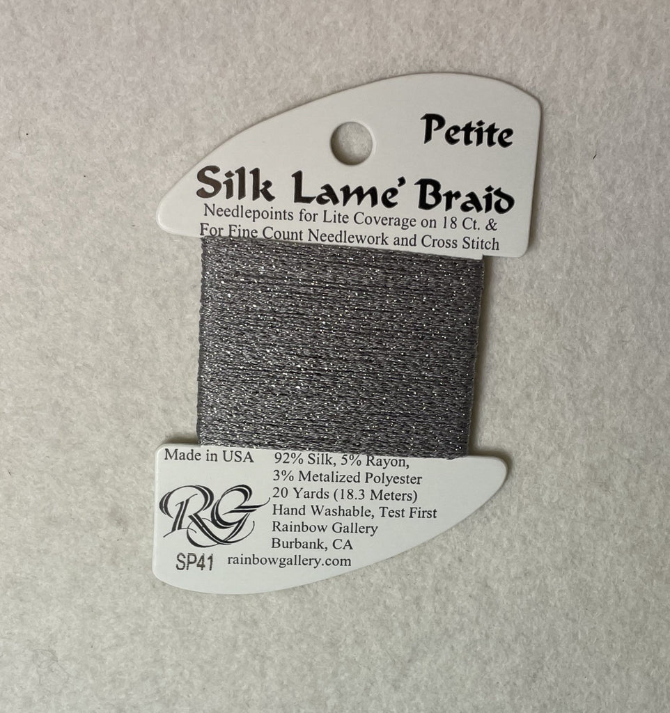 Petite Silk Lame Braid SP41 Pewter