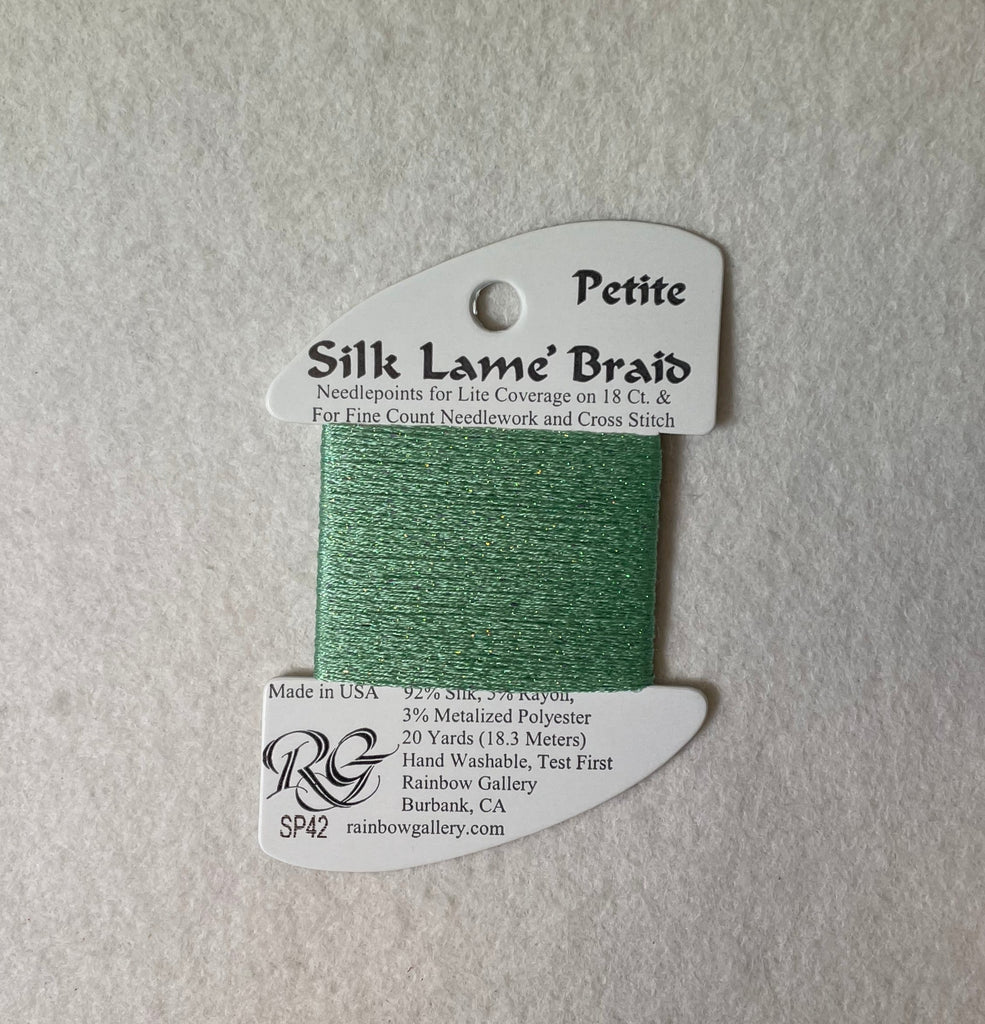 Petite Silk Lame Braid SP42 Mint