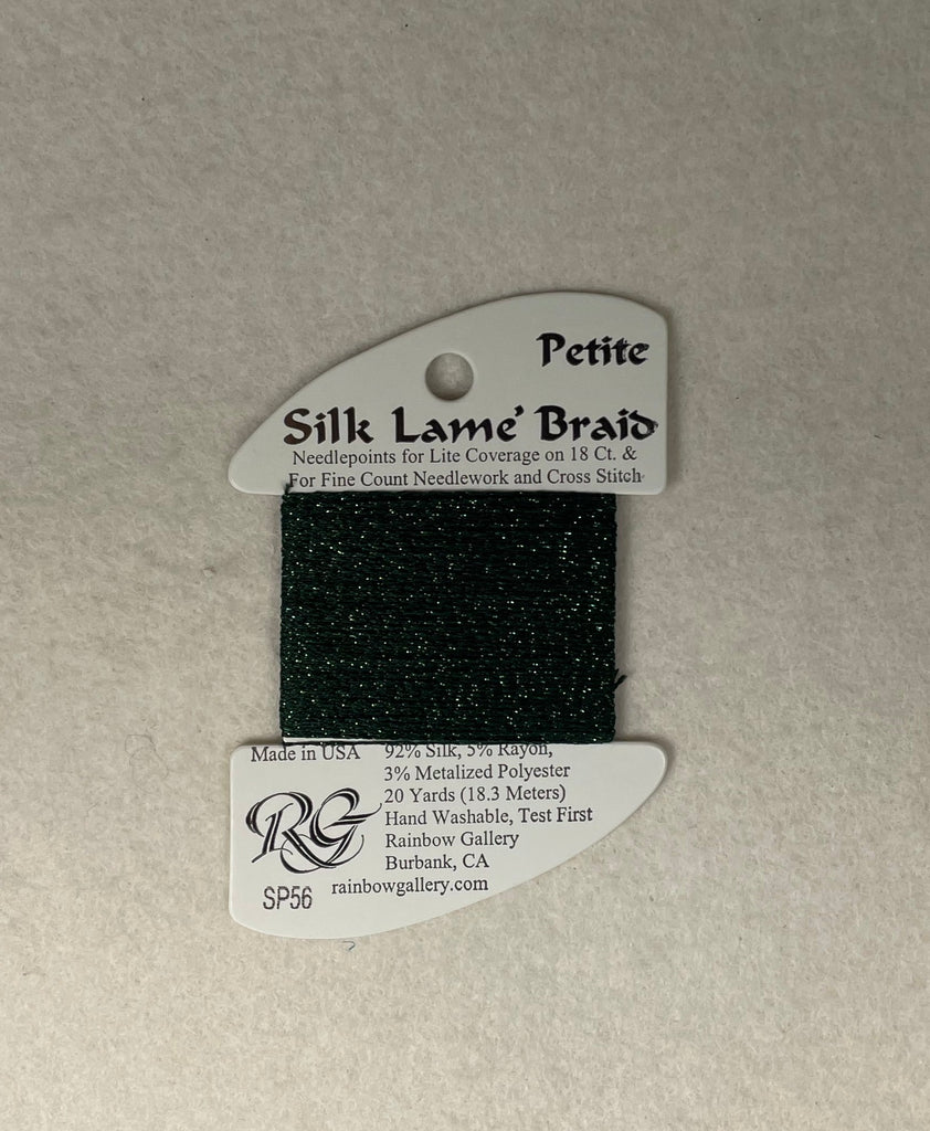 Petite Silk Lame Braid SP56 Forest Green