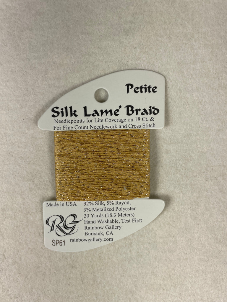 Petite Silk Lame Braid SP61 Sand Gold