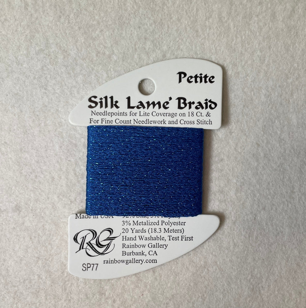 Petite Silk Lame Braid SP77 Royal Blue