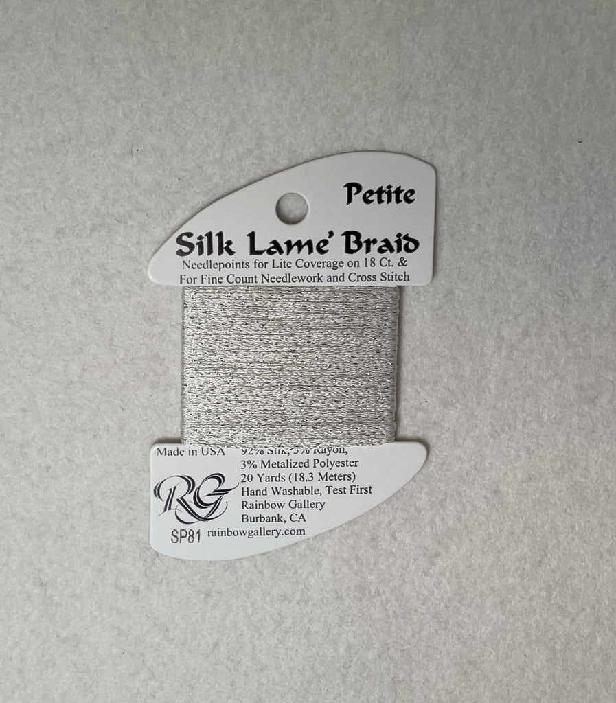 Petite Silk Lame Braid SP81 Platinum