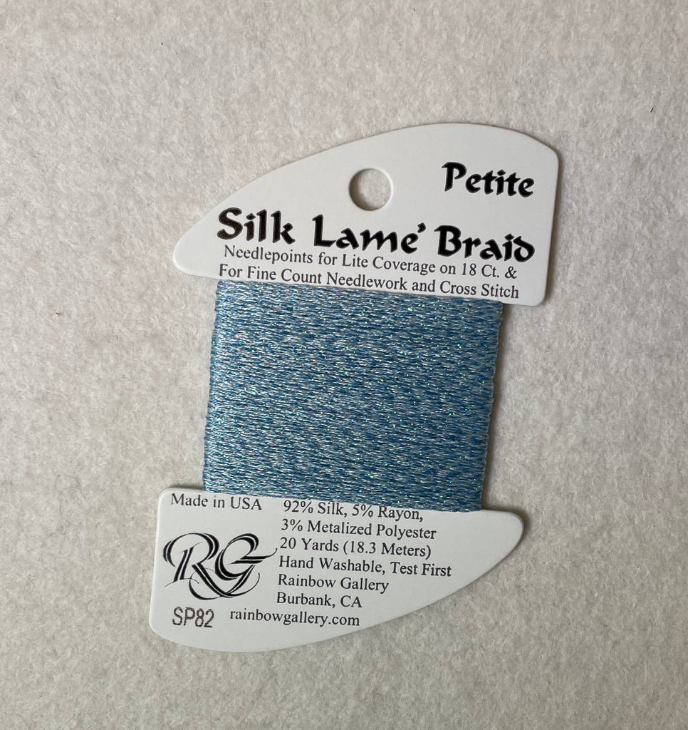 Petite Silk Lame Braid SP82 Lite China Blue